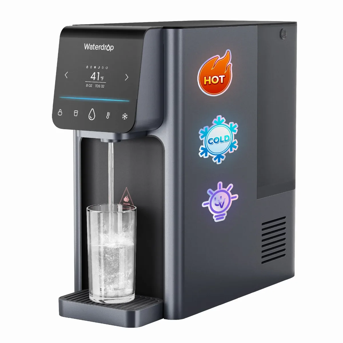 Qasa Water Dispenser with Storage Cabinet